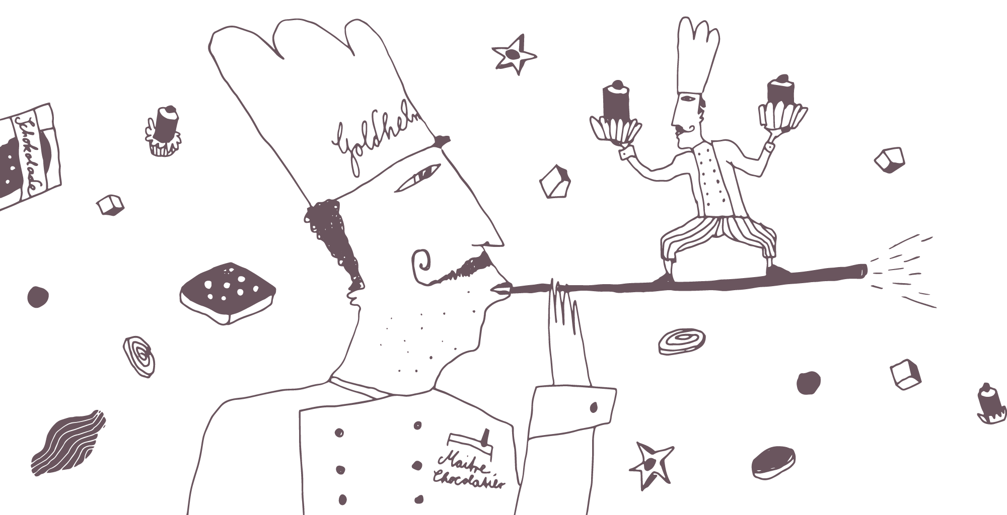 Illustration Koch Goldhelm