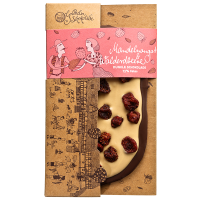 Dunkle Schokolade - Mandelnougat & Walderdbeere