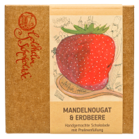 Canache - Mandelnougat & Erdbeere